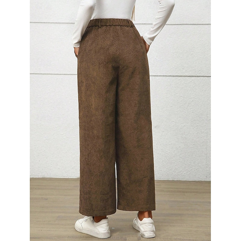 Simone | High Waisted Relaxed Wide-Leg Pants
