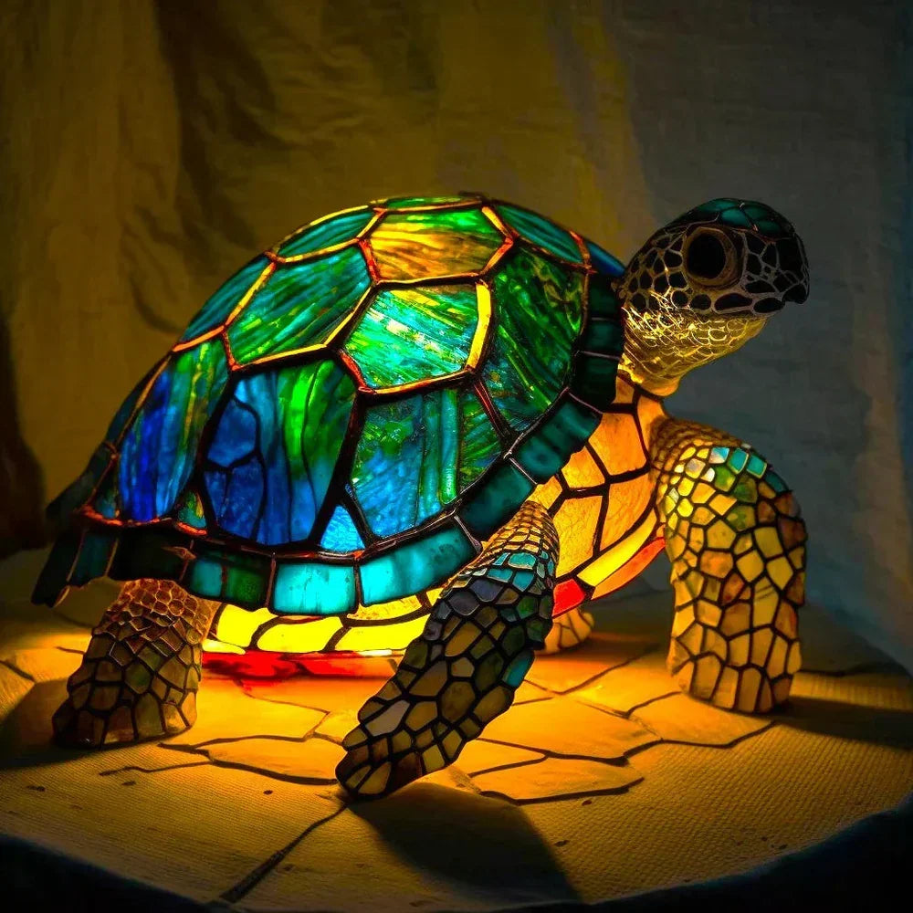 Table Lamp | Stained-Glass Artwork & 10 Animal Designs