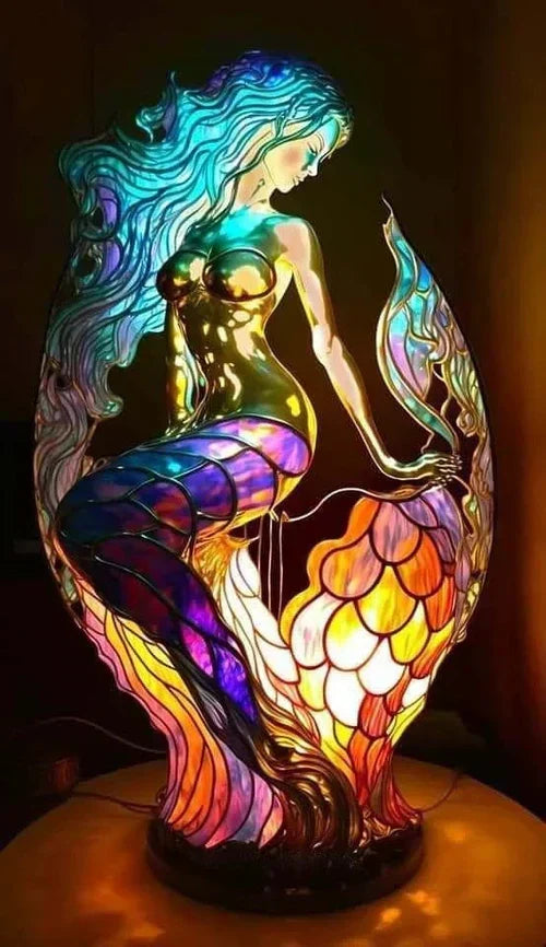 Table Lamp | Stained-Glass Artwork & 10 Animal Designs
