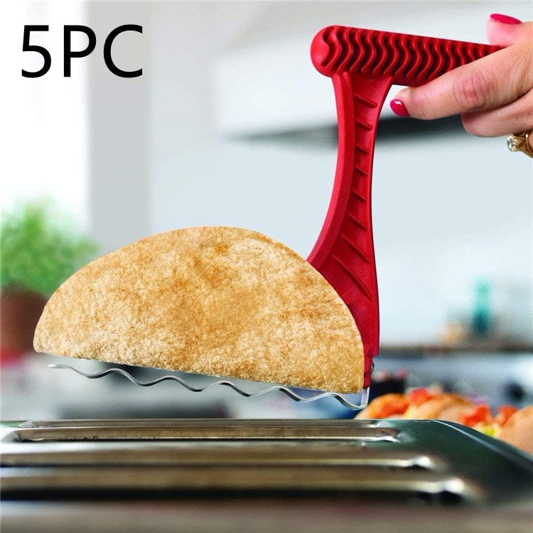 Taco Toaster Shell Maker Insert for Standard Slots with Heat Resistant Grip