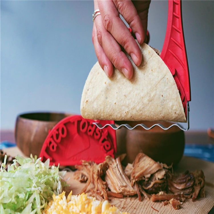 Taco Toaster Shell Maker Insert for Standard Slots with Heat Resistant Grip