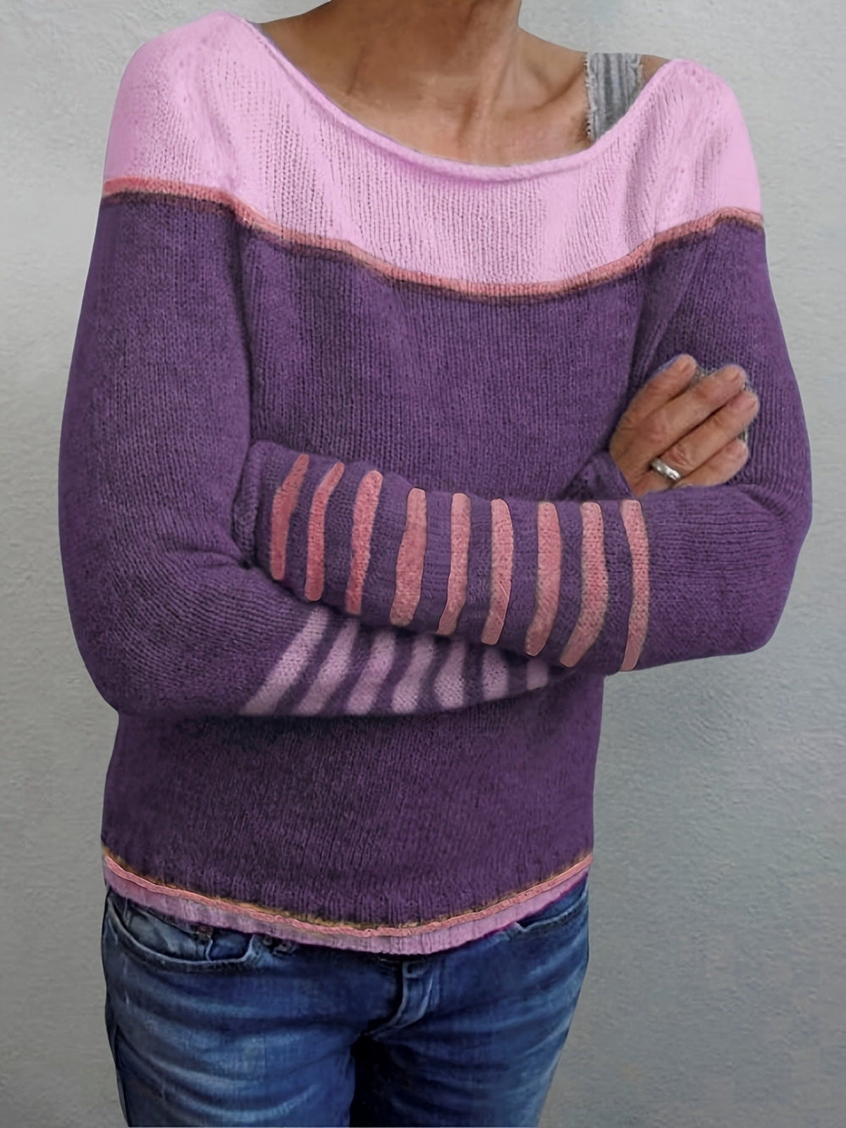 Maeve | Striped Boat Neck Sweater