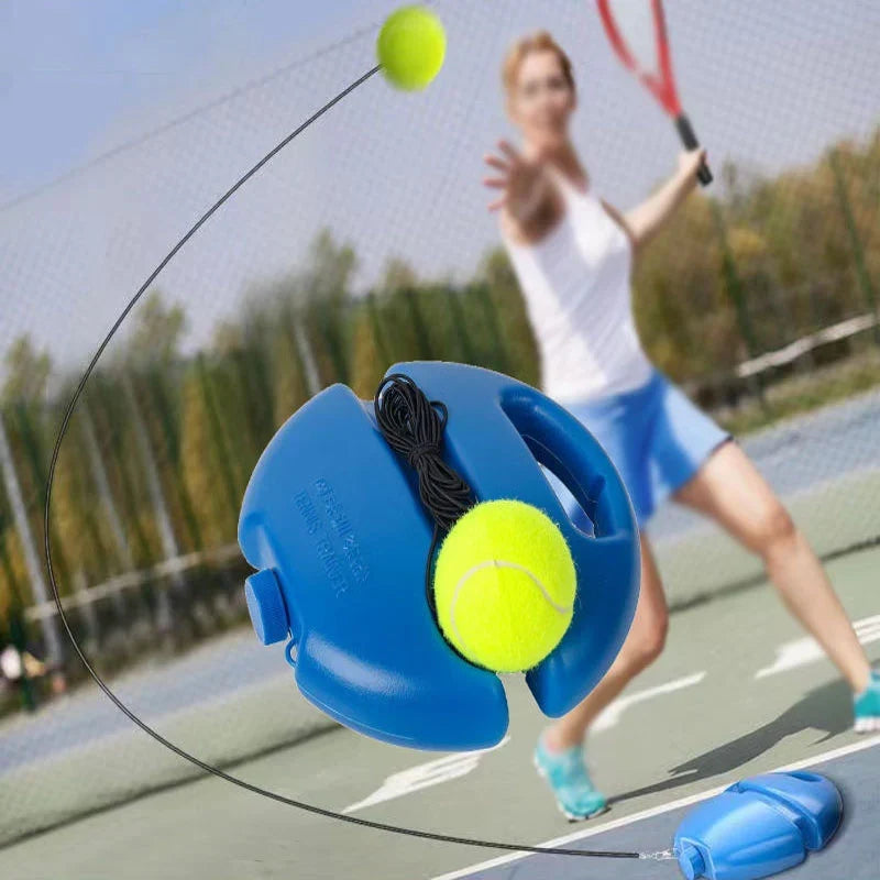 Tennis Trainer | Heavy-Duty Base & Elastic Rope