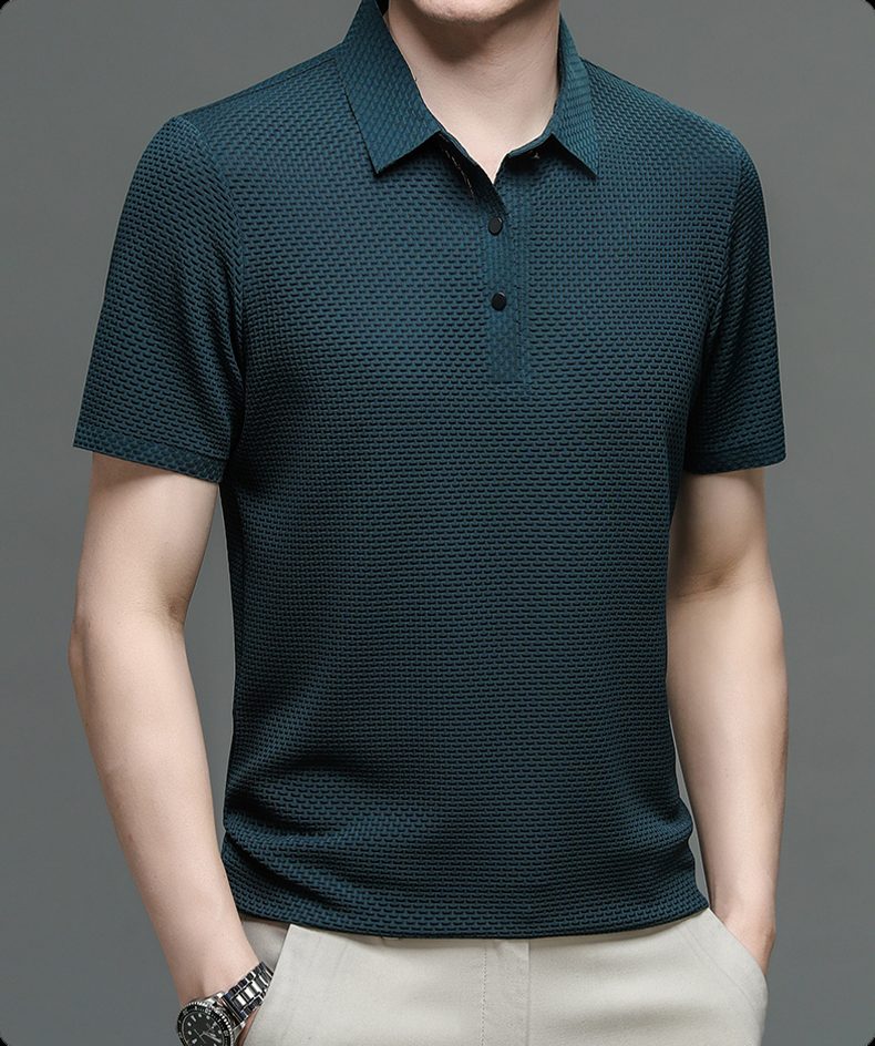 Textured Polo Shirt for Men