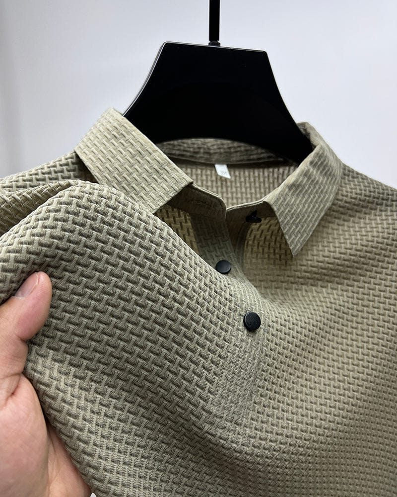 Textured Polo Shirt for Men