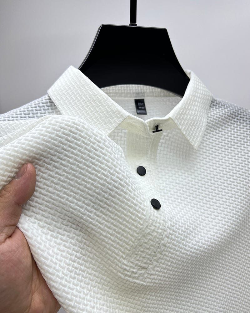 Textured Polo Shirt for Men