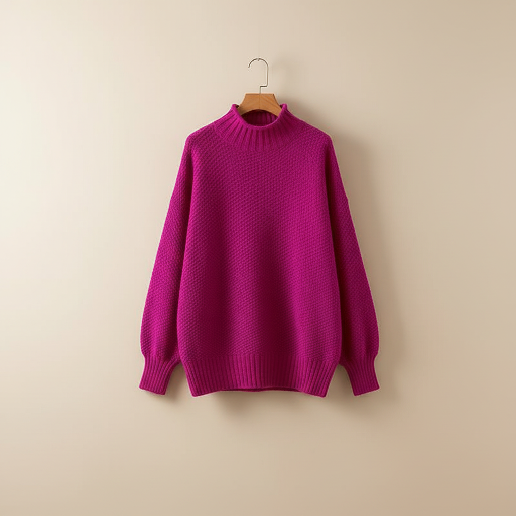 Farrah | Mock Neck Knit Sweater