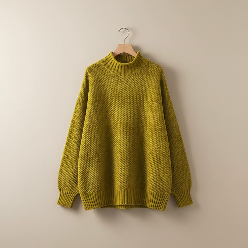 Farrah | Mock Neck Knit Sweater