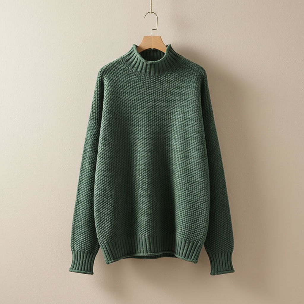 Farrah | Mock Neck Knit Sweater
