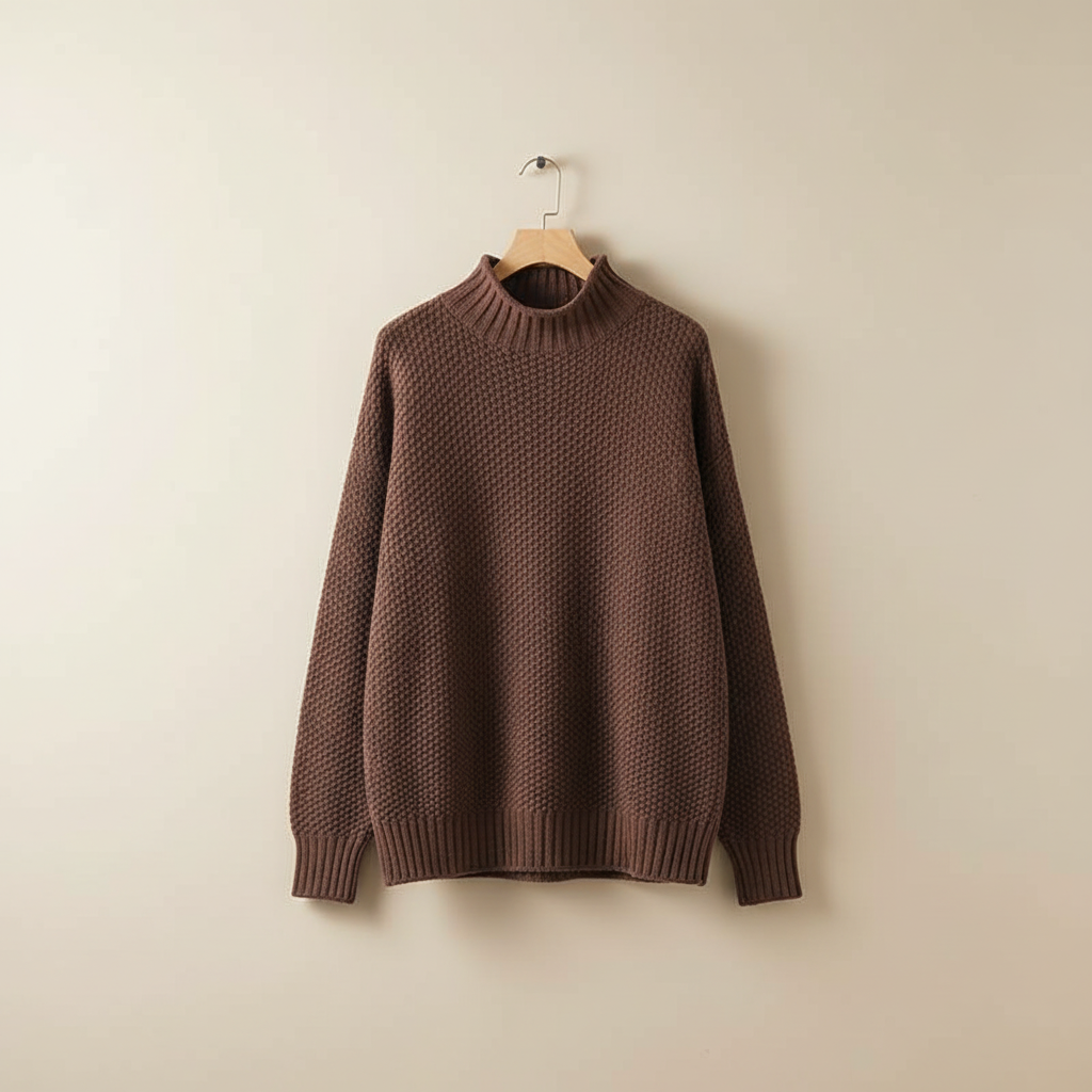 Farrah | Mock Neck Knit Sweater