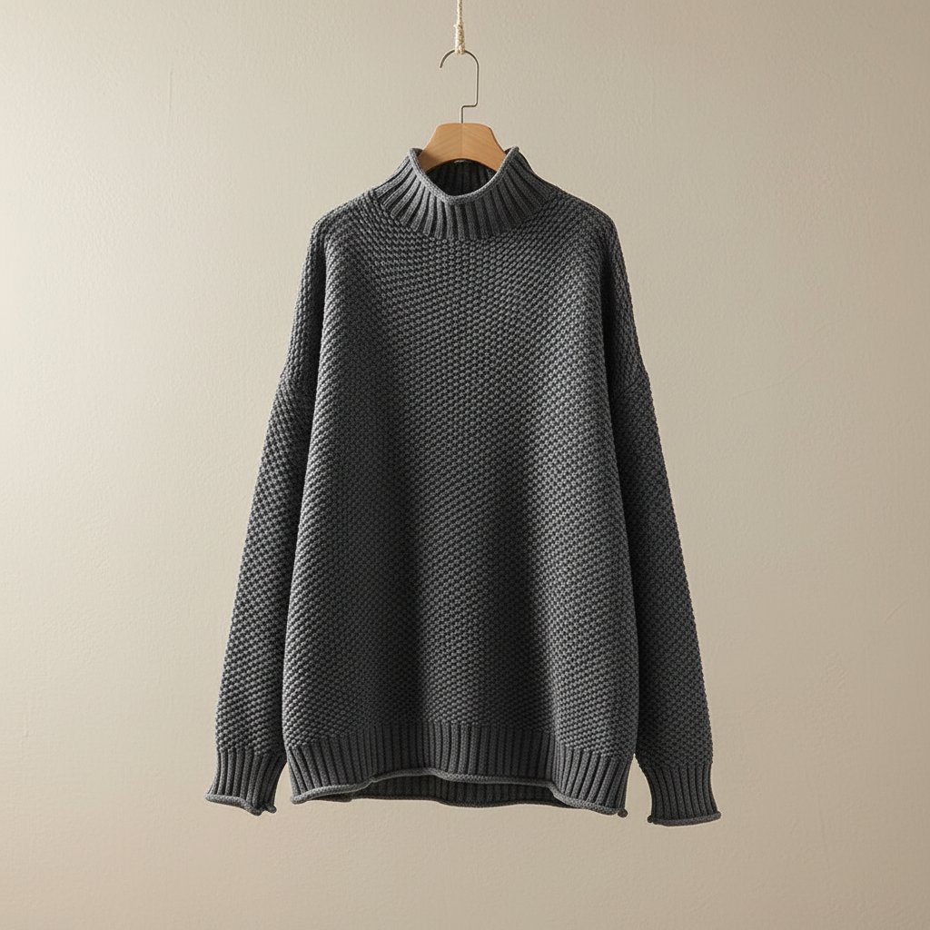 Farrah | Mock Neck Knit Sweater