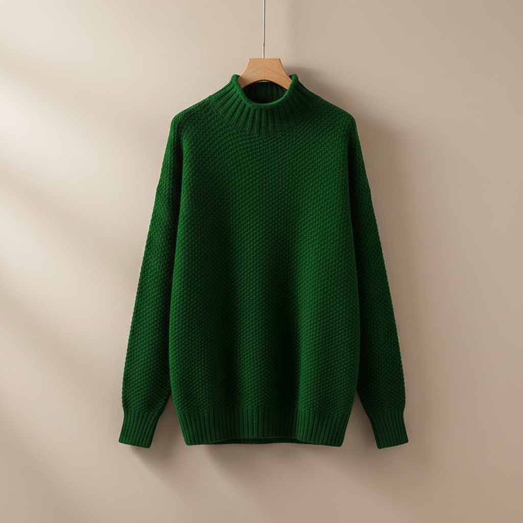 Farrah | Mock Neck Knit Sweater