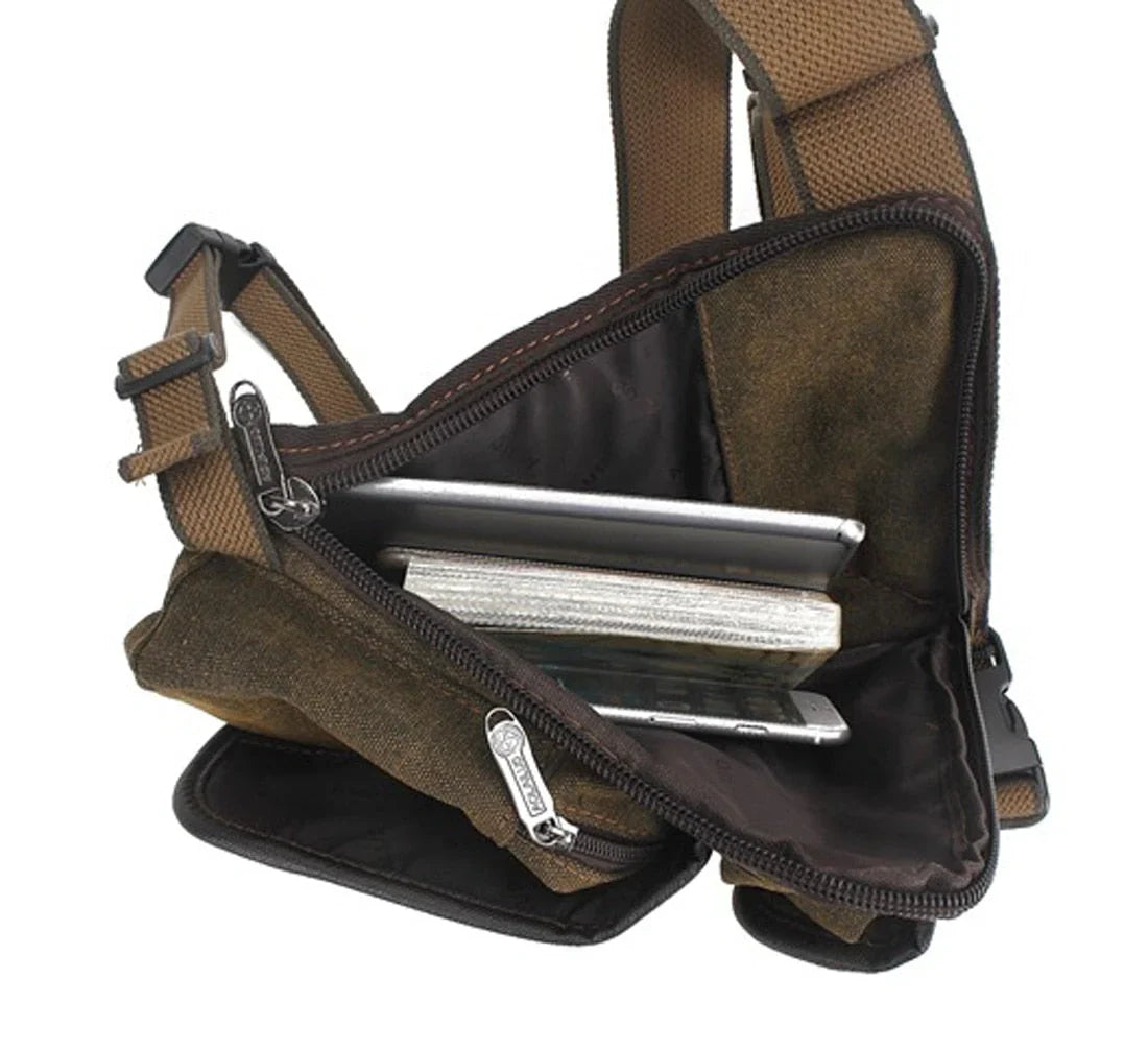 Thigh Bag | Spacious Lightweight Canvas & Adjustable Straps