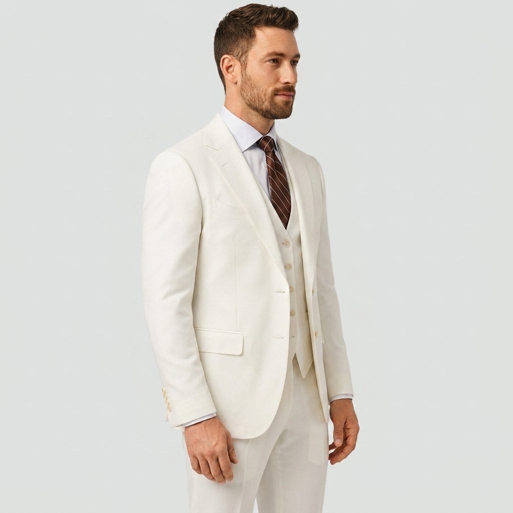 Three-Piece Double-Breasted Blazer Set for Men