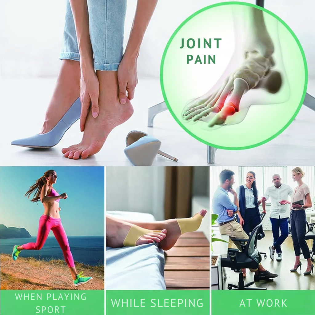 Toe Spacers with Gel Cushioning and Elastic Corrector Sleeve