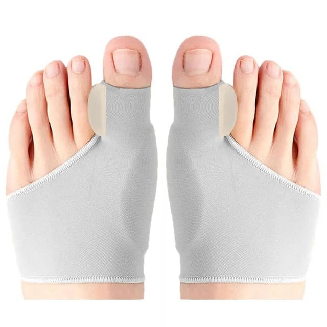 Toe Spacers with Gel Cushioning and Elastic Corrector Sleeve