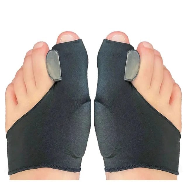 Toe Spacers with Gel Cushioning and Elastic Corrector Sleeve