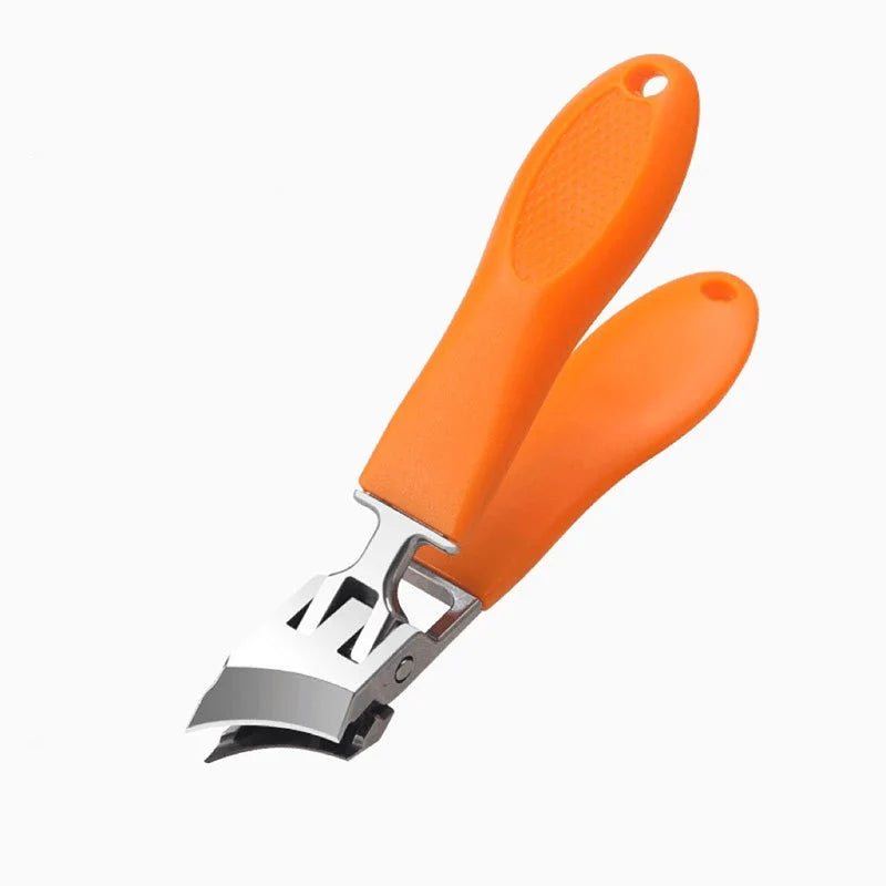Toenail Clipper | Angled Steel Blades & Anti-Splatter