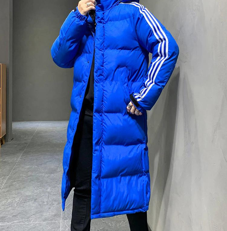 Eric | Men's Long Winter Puffer Coat Hooded Quilted