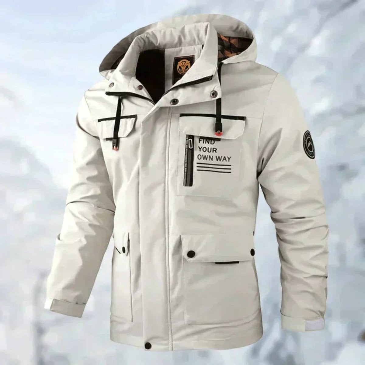 Colin | Men's Waterproof Rain Jacket Hooded Multi Pocket