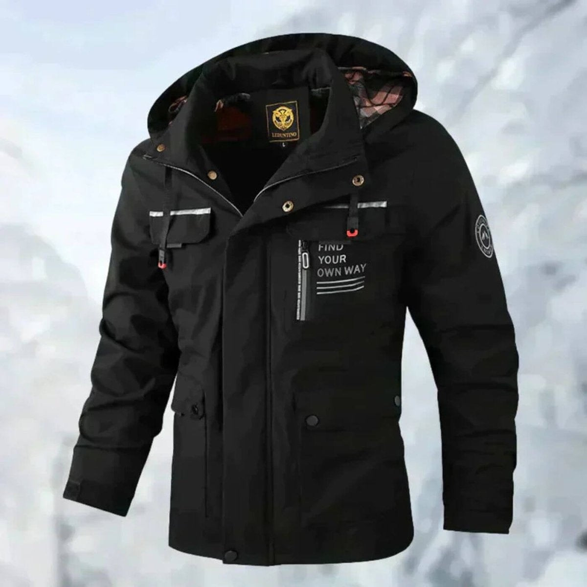 Colin | Men's Waterproof Rain Jacket Hooded Multi Pocket