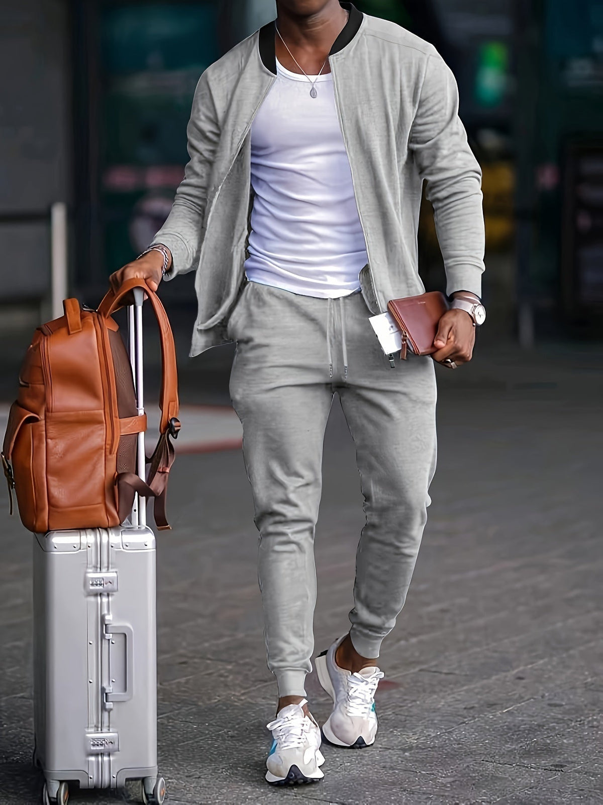 Isaac | Men's Tracksuit Zip Jacket and Joggers