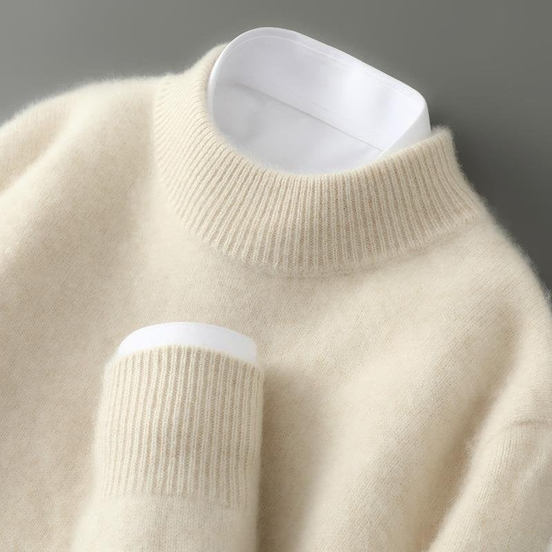 Elijah | Men's Cashmere Sweater Crew Neck Long Sleeve