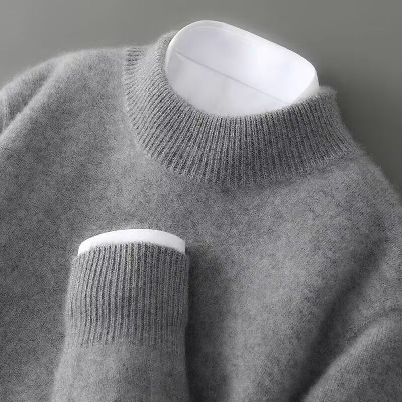 Elijah | Men's Cashmere Sweater Crew Neck Long Sleeve