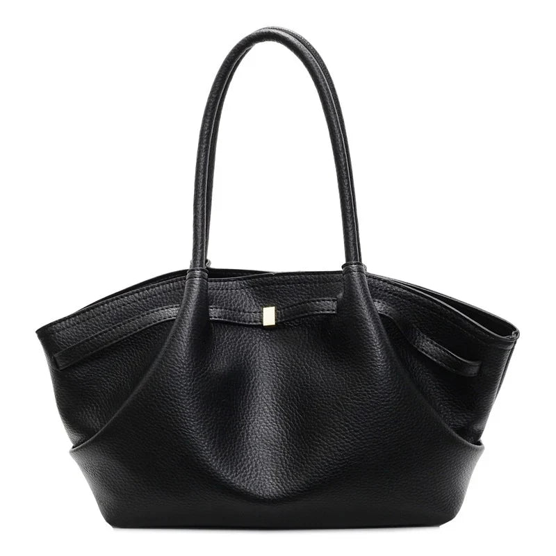 Tote Bag | Grained Leather & Spacious Interior