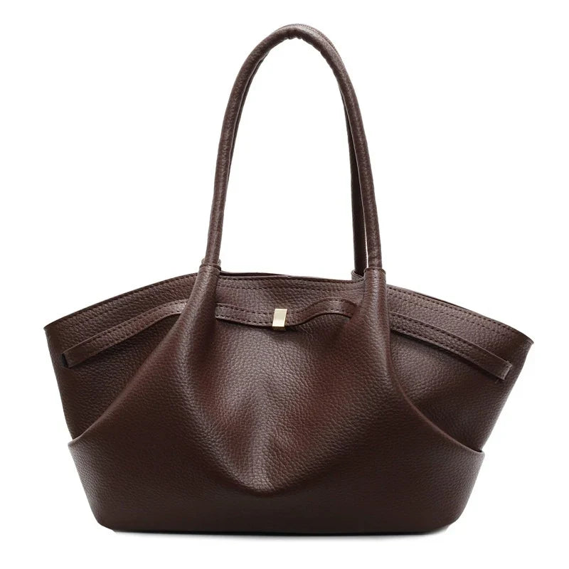 Tote Bag | Grained Leather & Spacious Interior