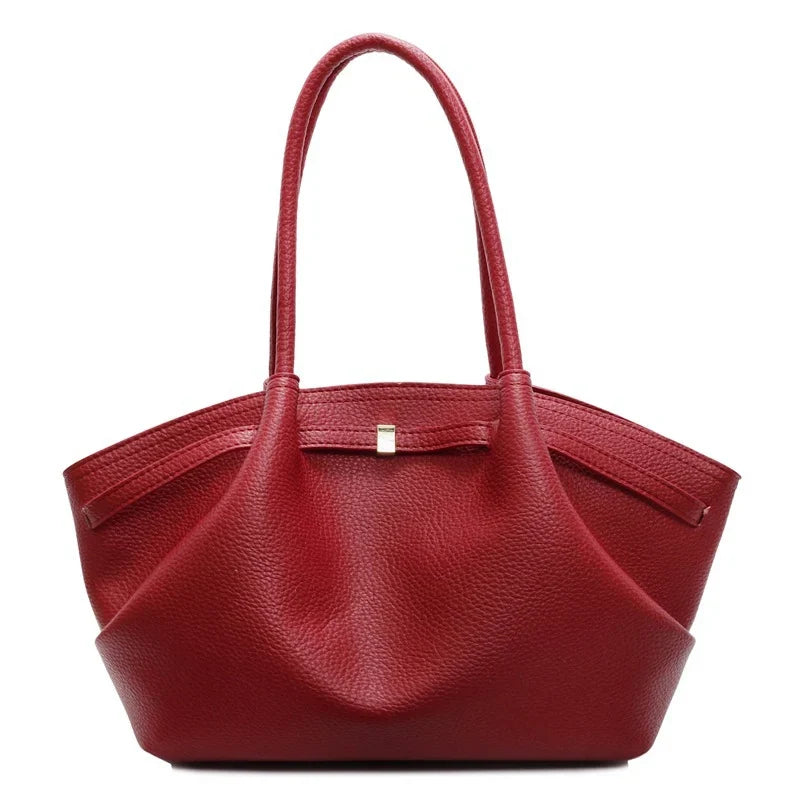 Tote Bag | Grained Leather & Spacious Interior