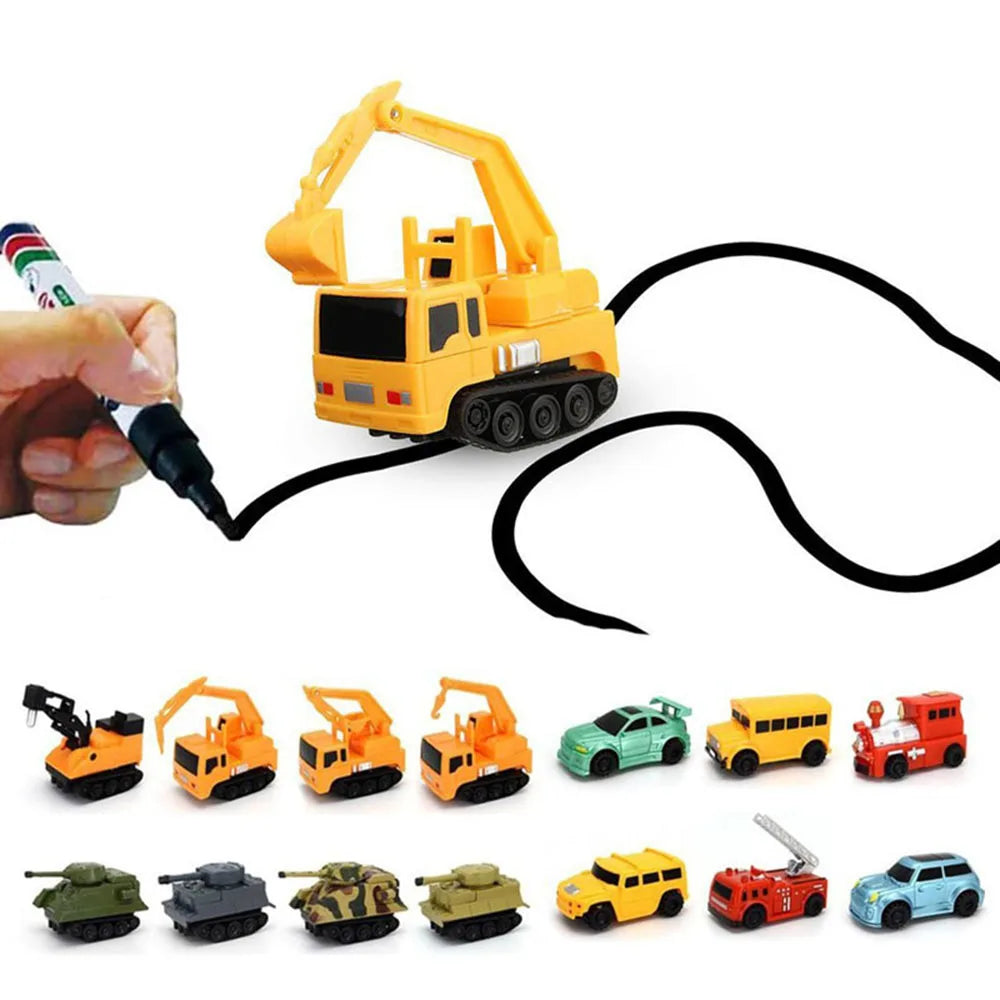 Toy Car | Line-Following & Marker-Included | Assorted Styles