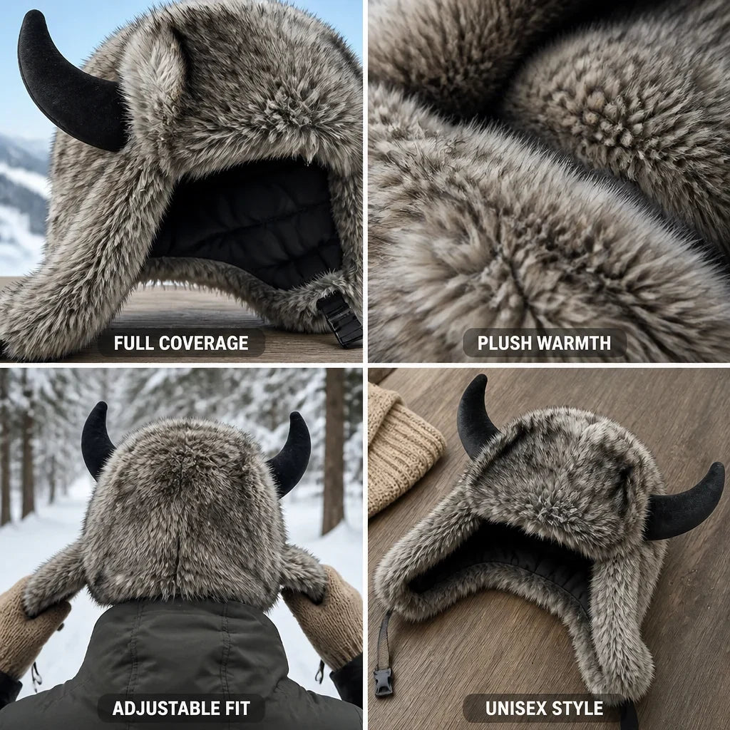 Trapper Hat | Faux Fur-Lined & Adjustable Ear Flaps