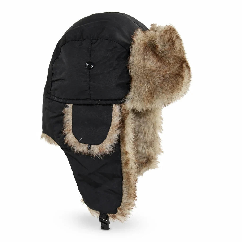 Trapper Hat | Windproof & Water-Repellent Faux-Fur Lined