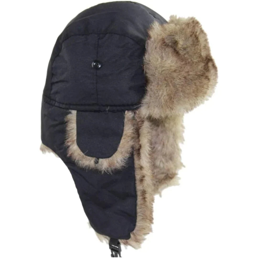 Trapper Hat | Windproof & Water-Repellent Faux-Fur Lined