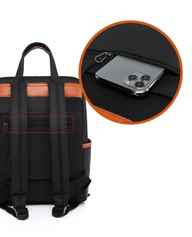 Travel Backpack | Anti-Theft Hidden Back Zipper & Water-Resistant Oxford