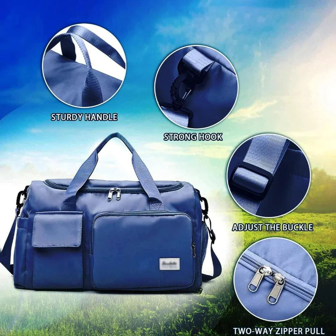 Travel Duffle Bag | Waterproof Oxford & Multi-Pocket