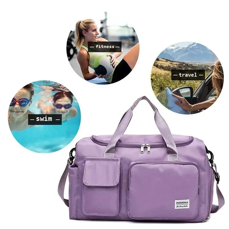 Travel Duffle Bag | Waterproof Oxford & Multi-Pocket