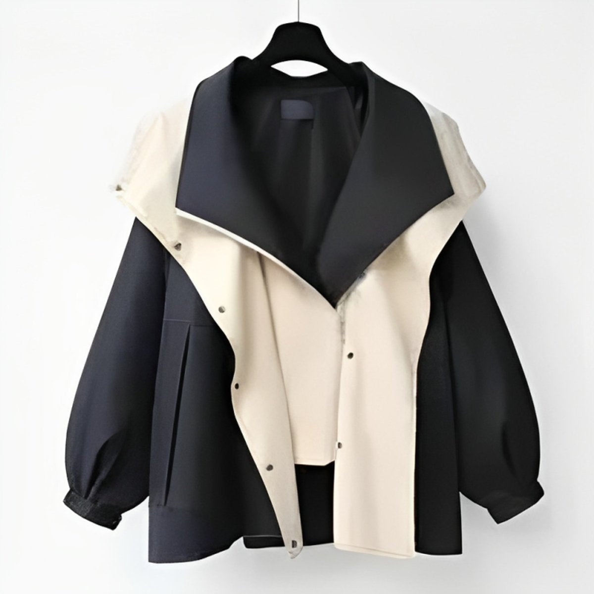 Layla | Women's Oversized Waterproof Jacket Lapel Collar