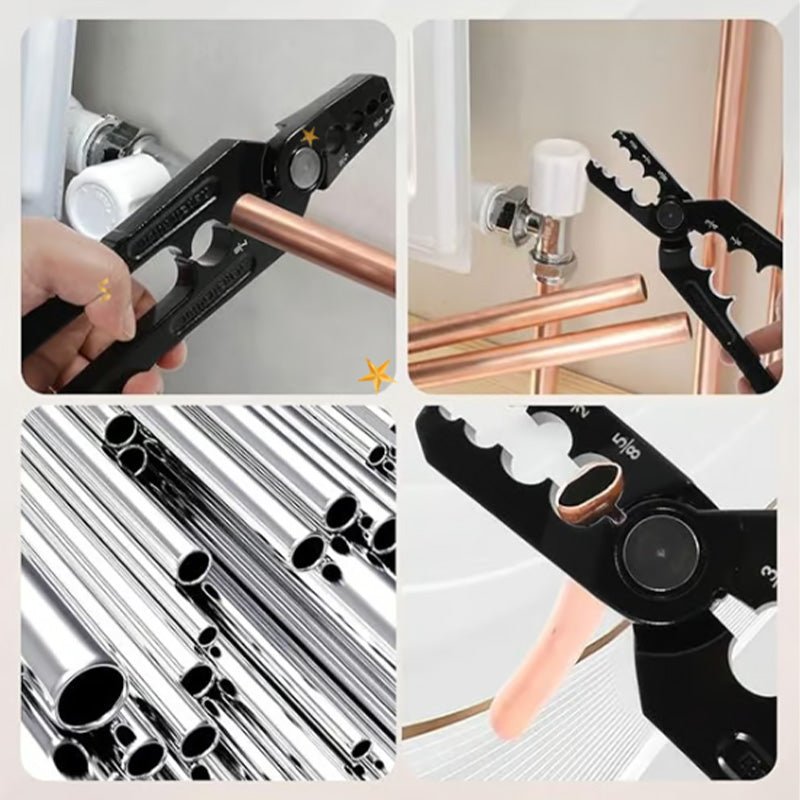 Tube Rounding Pliers - Durable Alloy, 6-Hole Design