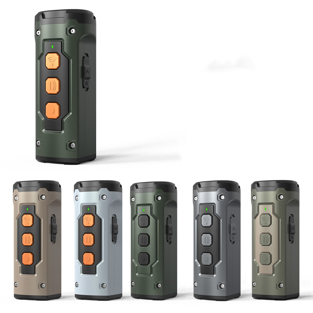 Ultrasonic Dog Deterrent and Repeller Device with LED Flashlight and Wrist Strap