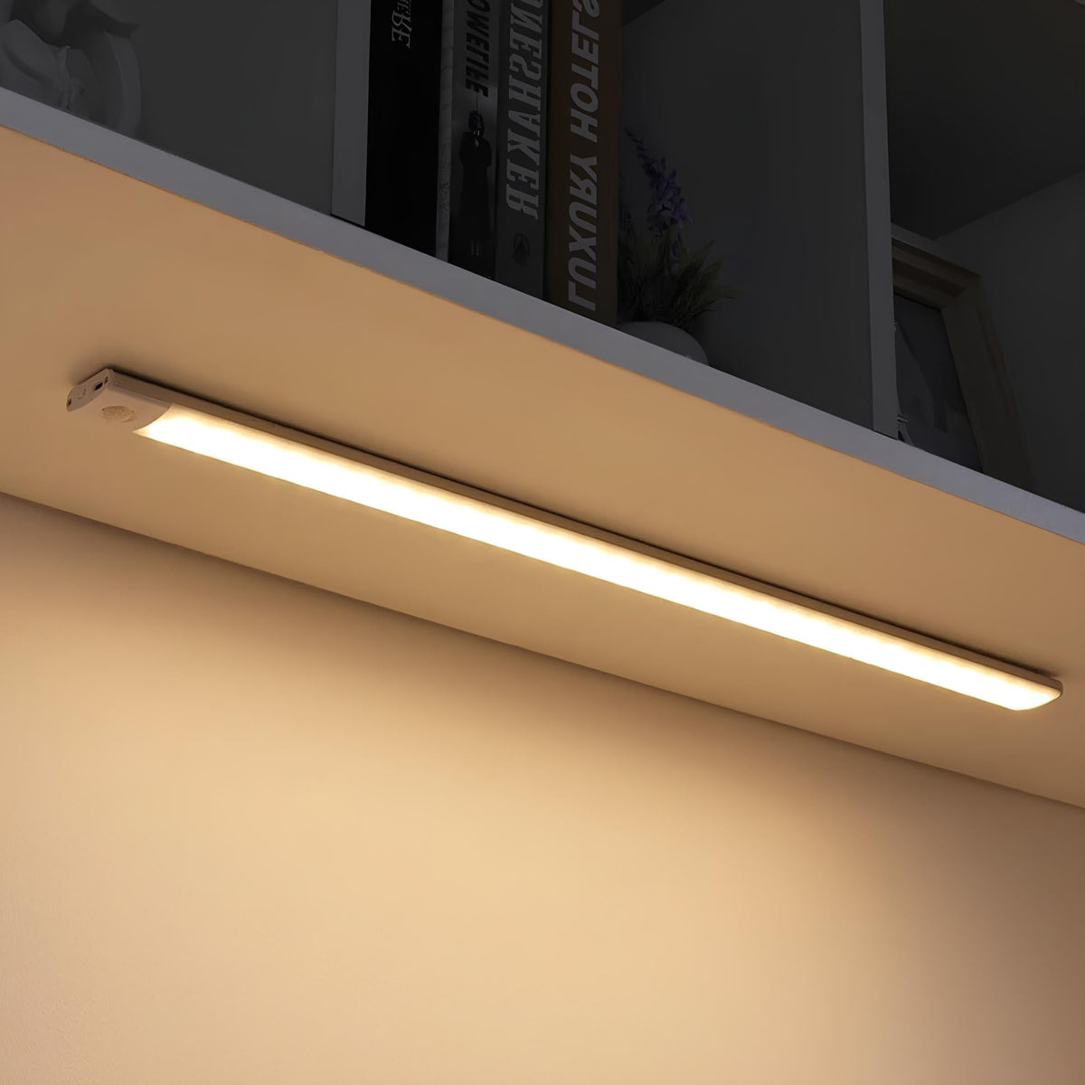Under Cabinet Lights with Motion Sensor and Magnetic Mount Rechargeable LED Bar