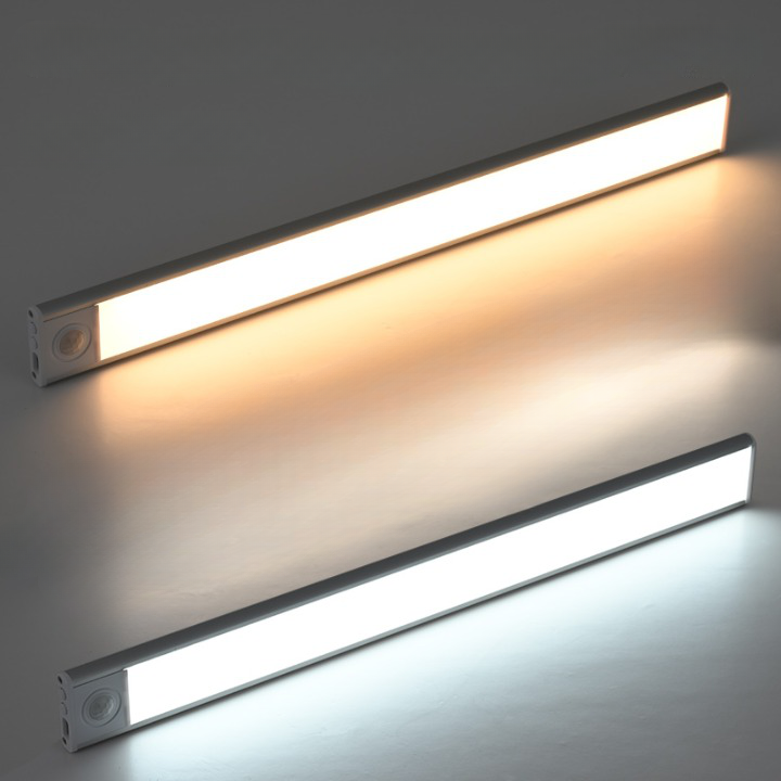 Under Cabinet Lights with Motion Sensor and Magnetic Mount Rechargeable LED Bar