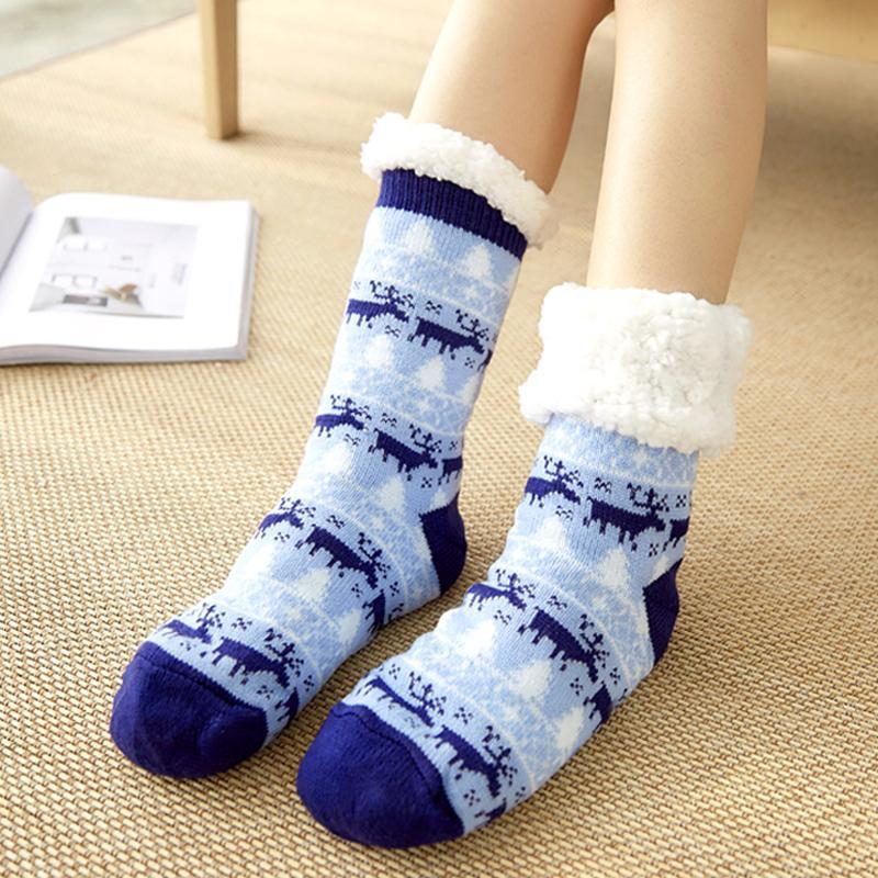 Unisex Slipper Socks with Non-Slip Soles – Warm and Cosy