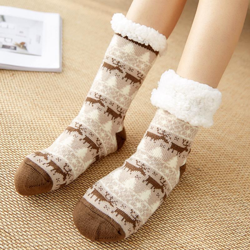 Unisex Slipper Socks with Non-Slip Soles – Warm and Cosy