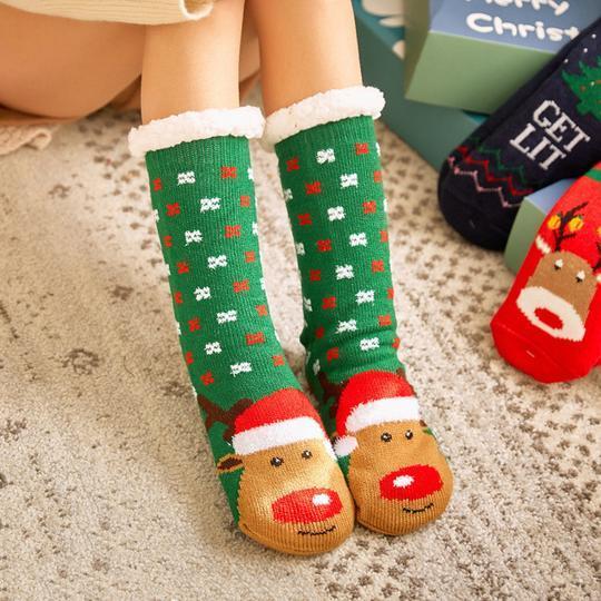 Unisex Slipper Socks with Non-Slip Soles – Warm and Cosy