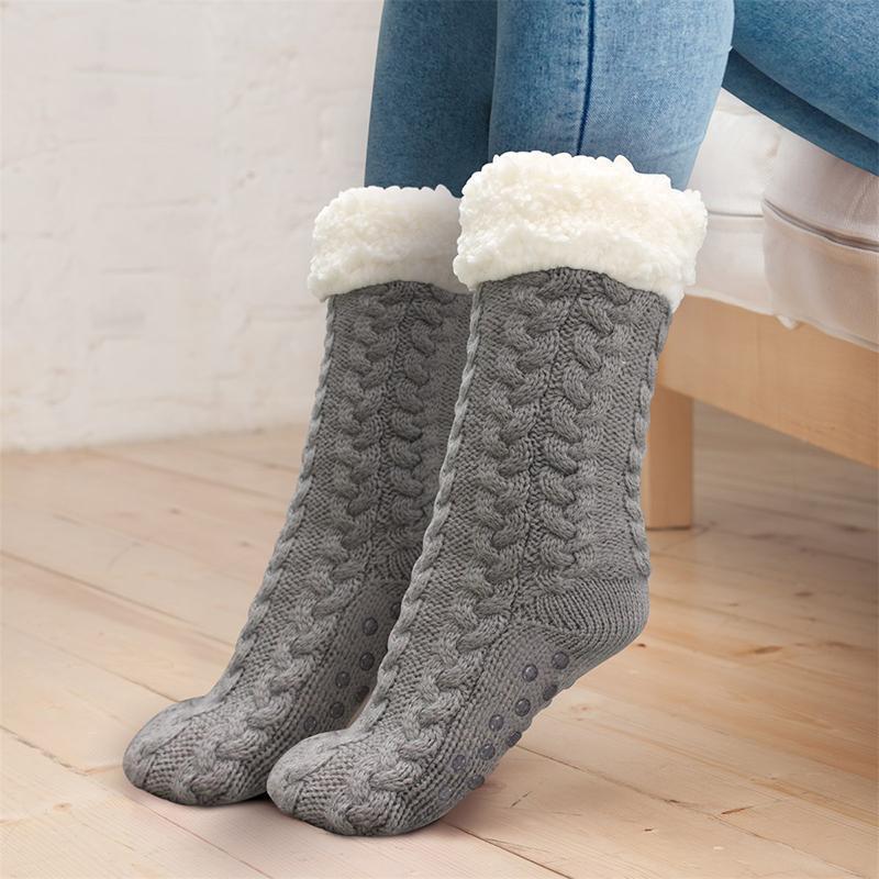 Unisex Slipper Socks with Non-Slip Soles – Warm and Cosy