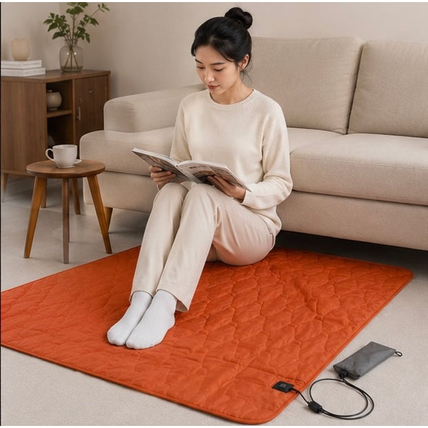 USB Powered Heated Camping Sleeping Pad with Adjustable Temperature and Multiple Heating Zones