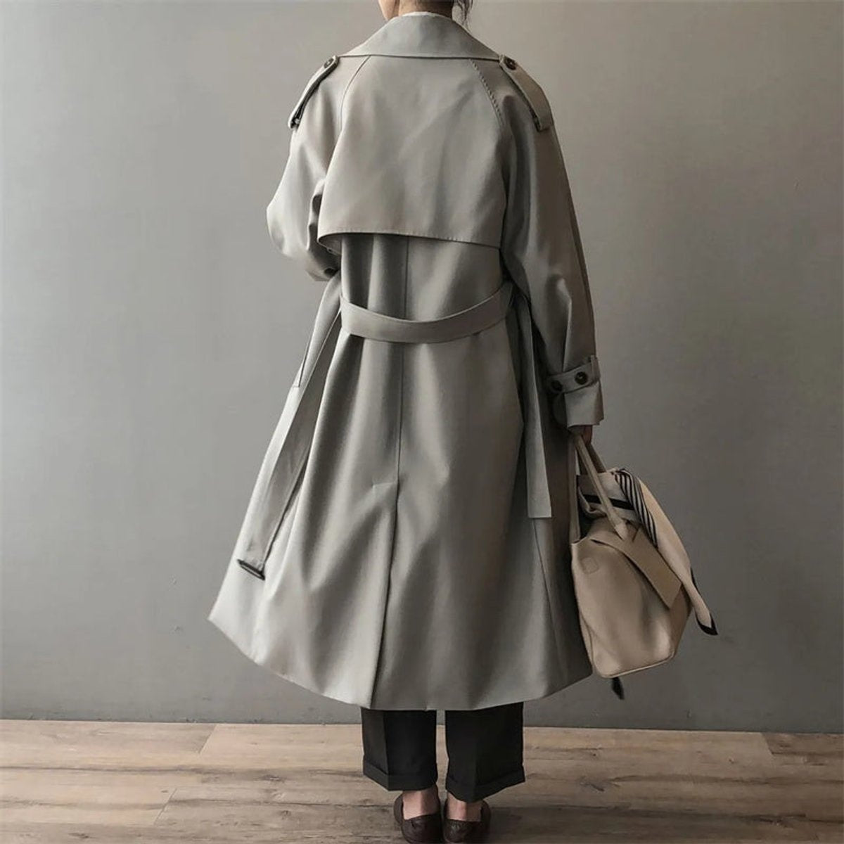 Ellie | Women's Long Waterproof Trench Coat Double Breasted