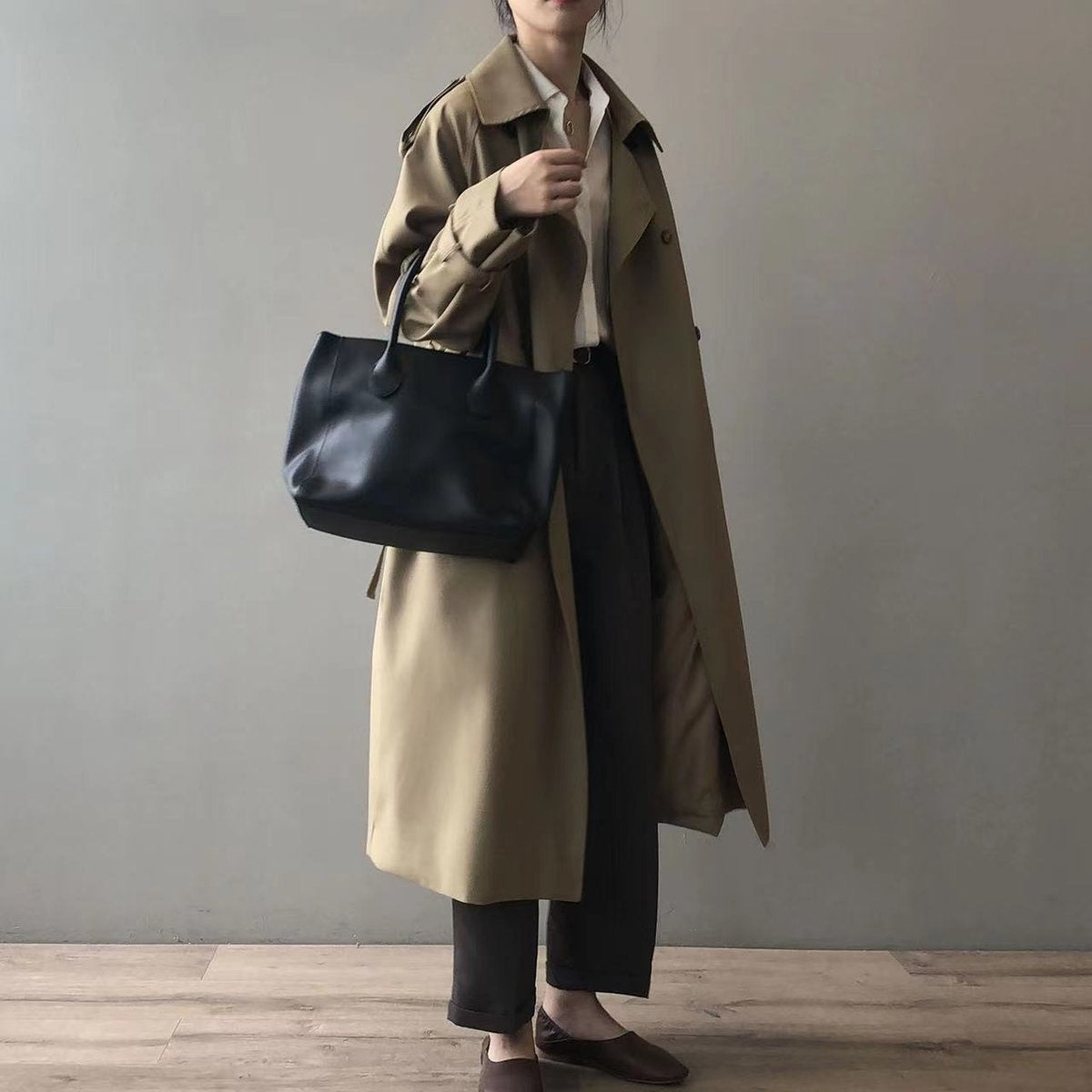 Ellie | Women's Long Waterproof Trench Coat Double Breasted
